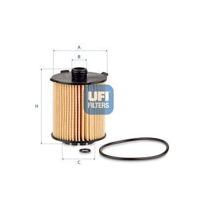 Filtro olio UFI 25.110.00