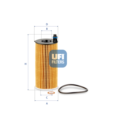 Filtro olio UFI 25.188.00