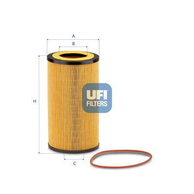 Filtro olio UFI 25.234.00