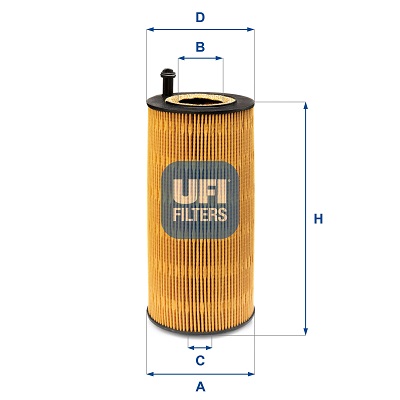 Filtro olio UFI 25.237.00