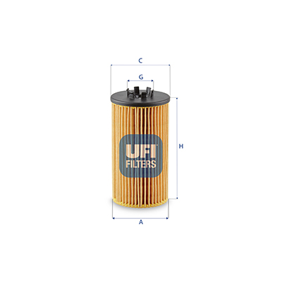 Filtro olio UFI 25.257.00
