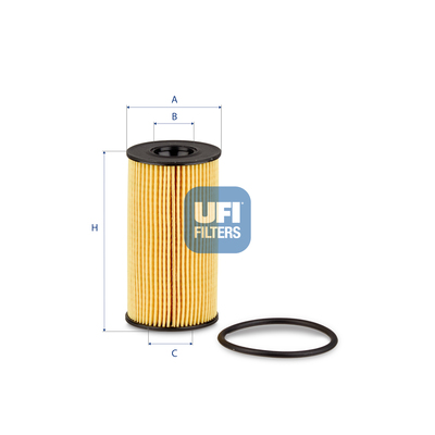 Filtro olio UFI 25.267.00