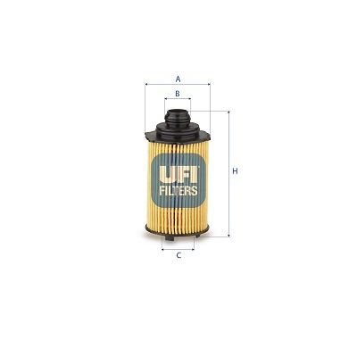 Filtro olio UFI 25.276.00
