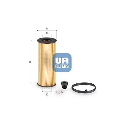 Filtro olio UFI 25.291.00