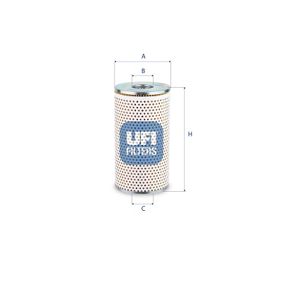 Filtro olio UFI 25.430.00