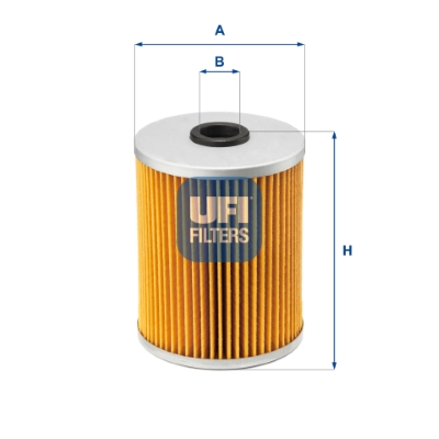 Filtro, sistema idraulico di lavoro UFI 25.613.00