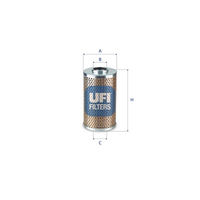 Filtro olio UFI 25.684.00