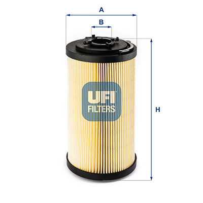 Filtro olio UFI 25.697.00