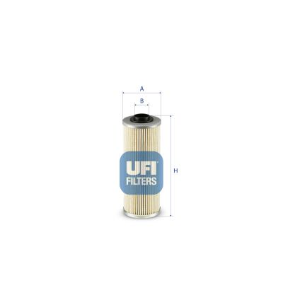 Filtro olio UFI 25.702.00