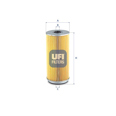 Filtro olio UFI 25.704.00
