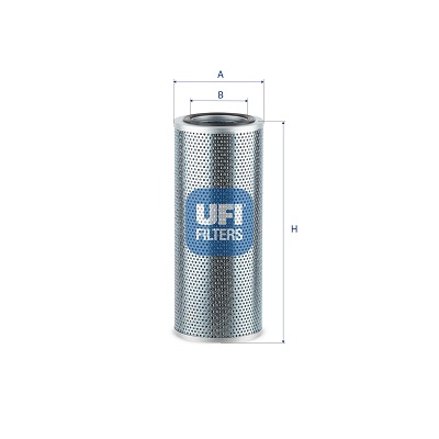 Filtro, sistema idraulico di lavoro UFI 25.927.00