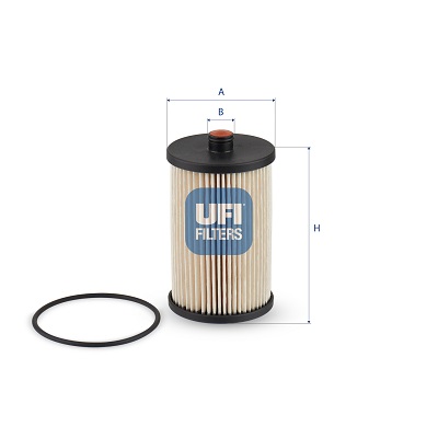 Filtro carburante UFI 26.012.00