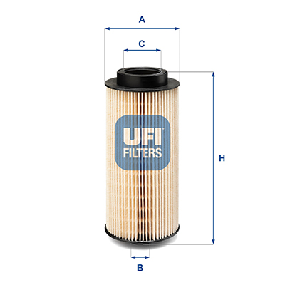 Filtro carburante UFI 26.150.00