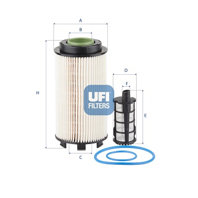 Filtro carburante UFI 26.174.01