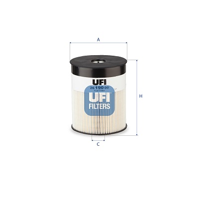Filtro carburante UFI 26.190.00