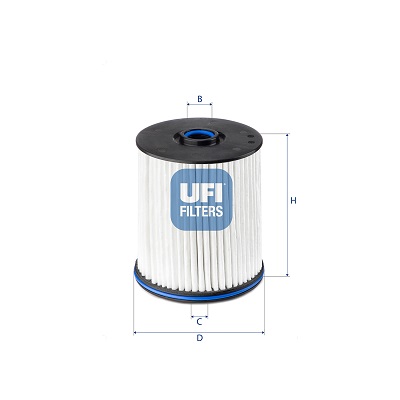Filtro carburante UFI 26.E2X.02