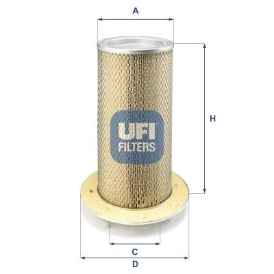 Filtro aria UFI 27.034.00