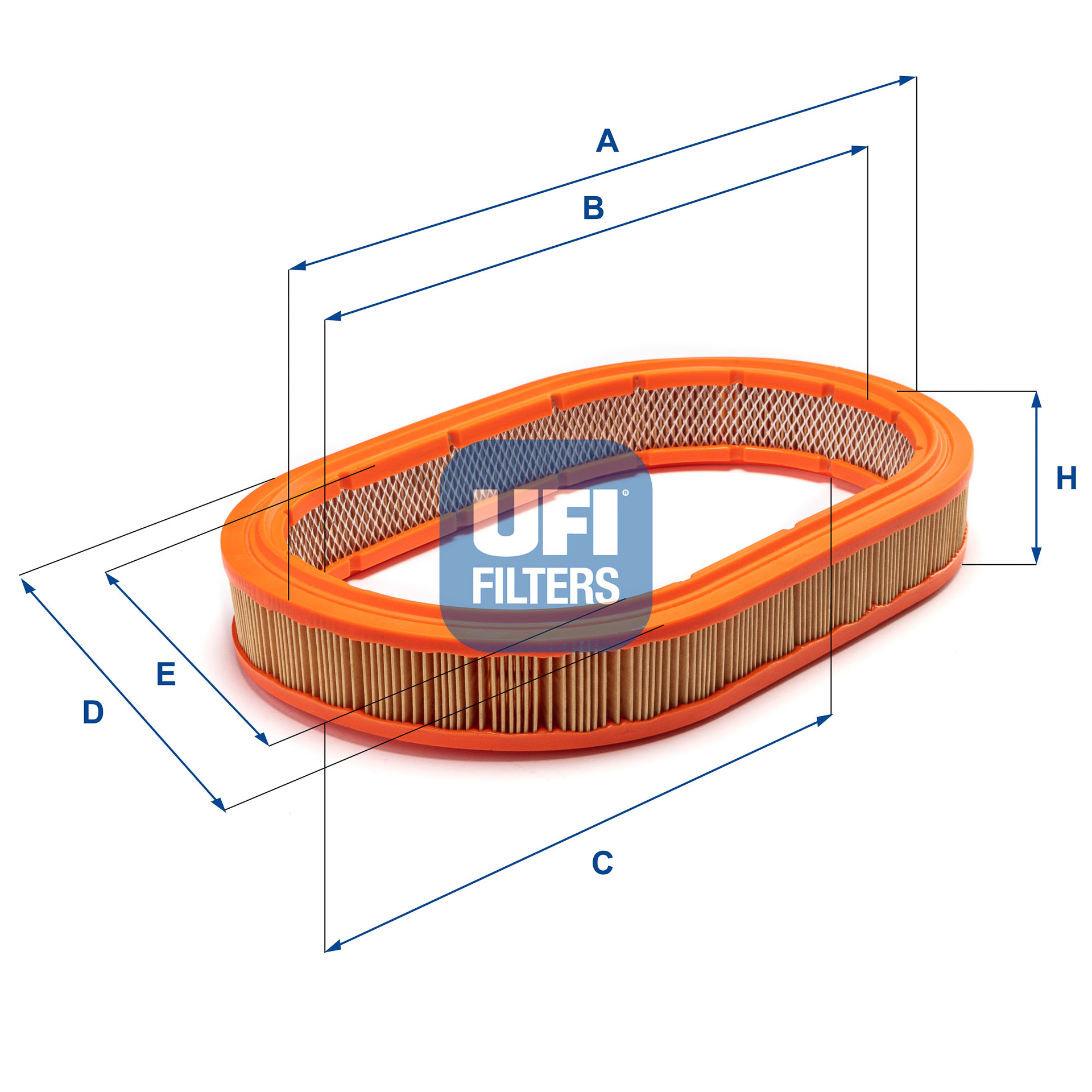 Filtro aria UFI 27.076.00