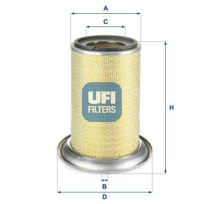 Filtro aria UFI 27.504.00
