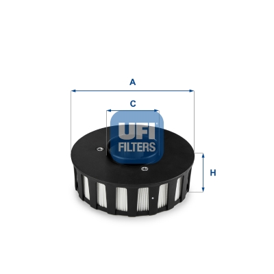 Filtro, ventilazione monoblocco UFI 27.686.00