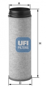 Filtro aria secondaria UFI 27.A04.00