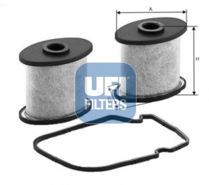 Filtro, ventilazione monoblocco UFI 27.B11.00