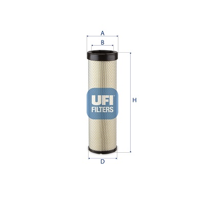 Filtro aria secondaria UFI 27.B30.00