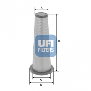 Filtro aria UFI 27.D25.00