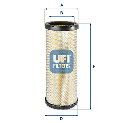 Filtro aria UFI 27.D26.00