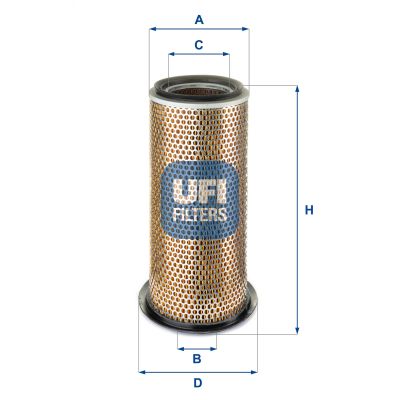 Filtro aria UFI 27.D59.00