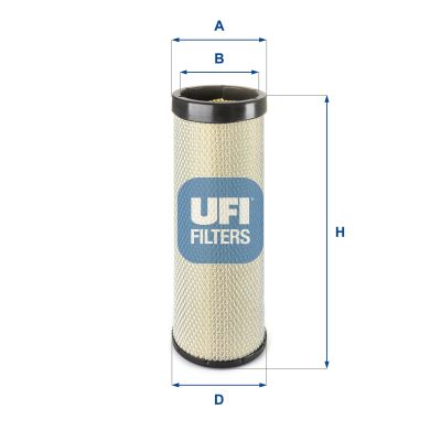 Filtro aria UFI 27.D62.00