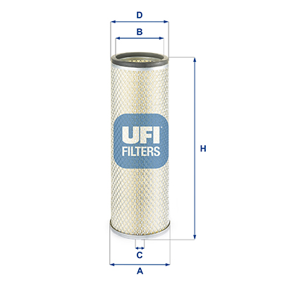 Filtro aria UFI 27.D66.00