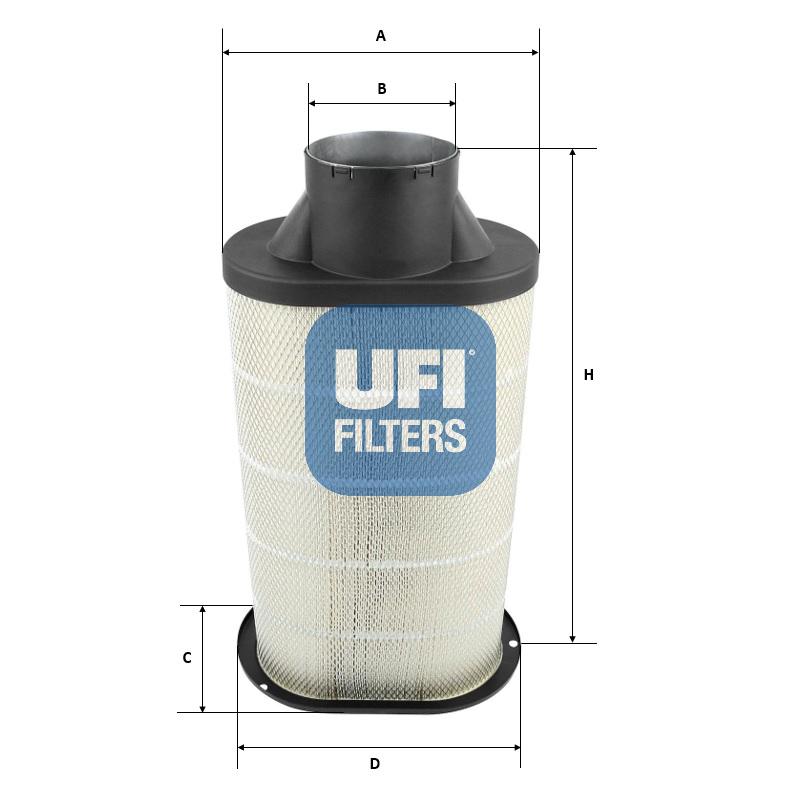 Filtro aria UFI 27.E18.00