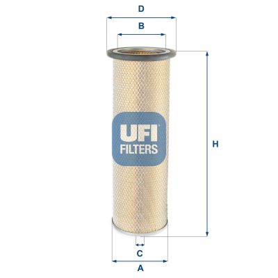 Filtro aria UFI 27.E24.00