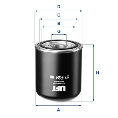 Filtro aria UFI 27.F24.00