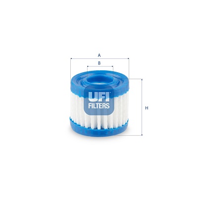 Filtro, sistema idraulico di lavoro UFI 27.J66.00
