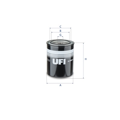 Filtro refrigerante UFI 29.009.00