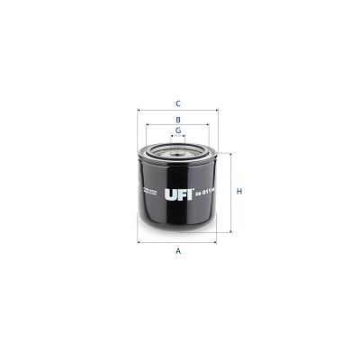 Filtro refrigerante UFI 29.011.00