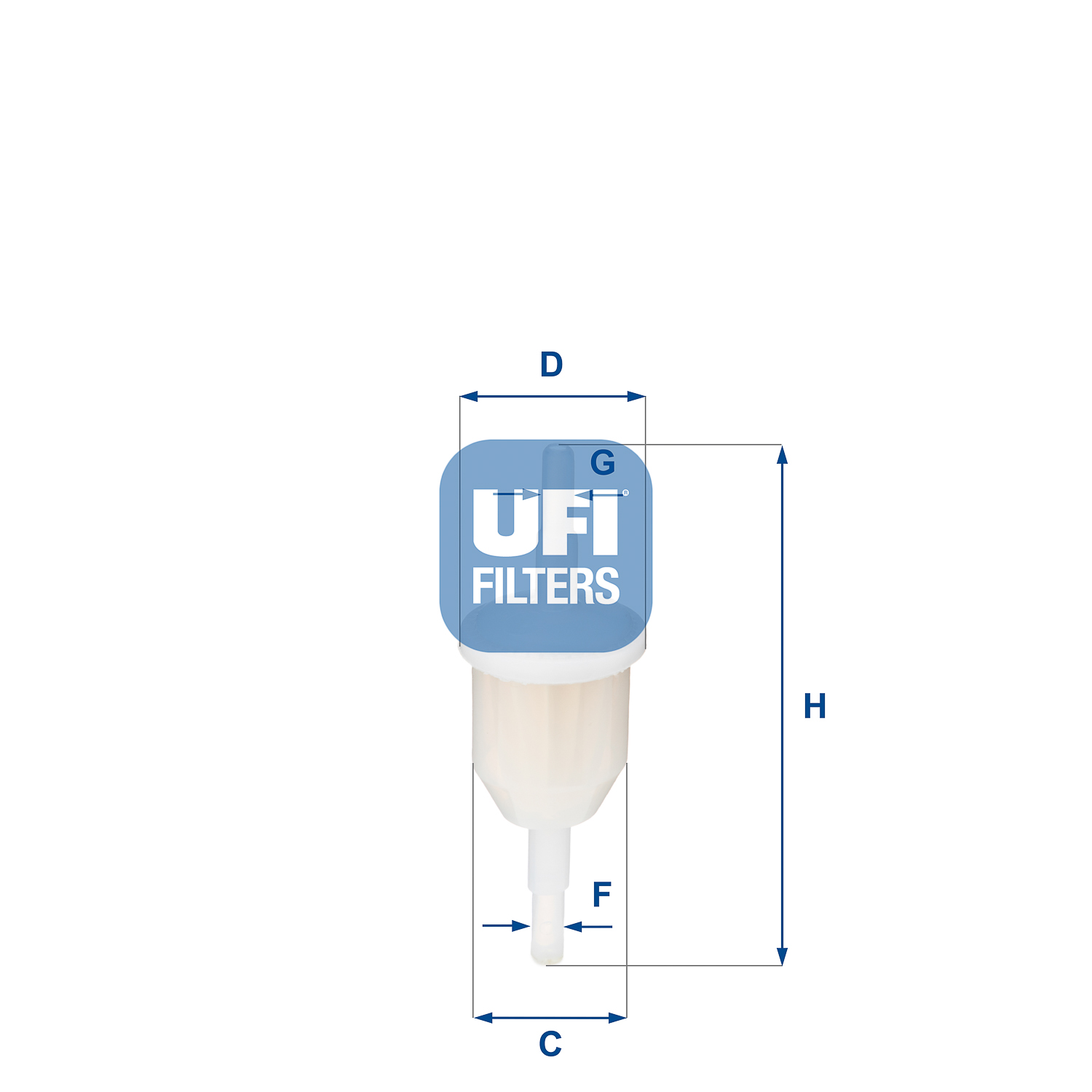 Filtro carburante UFI 31.009.00