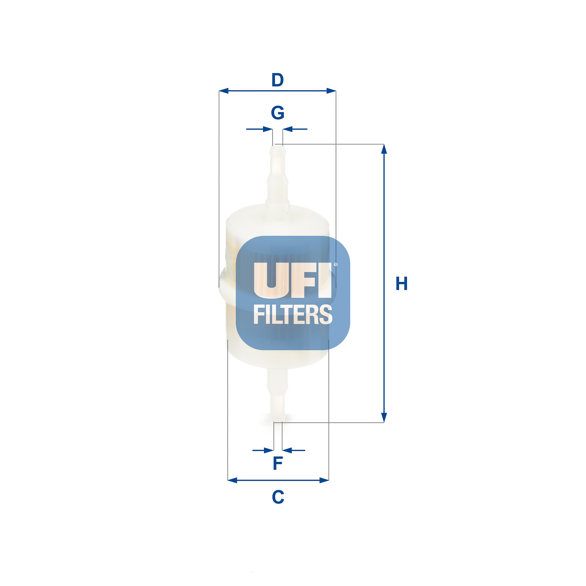 Filtro carburante UFI 31.012.00
