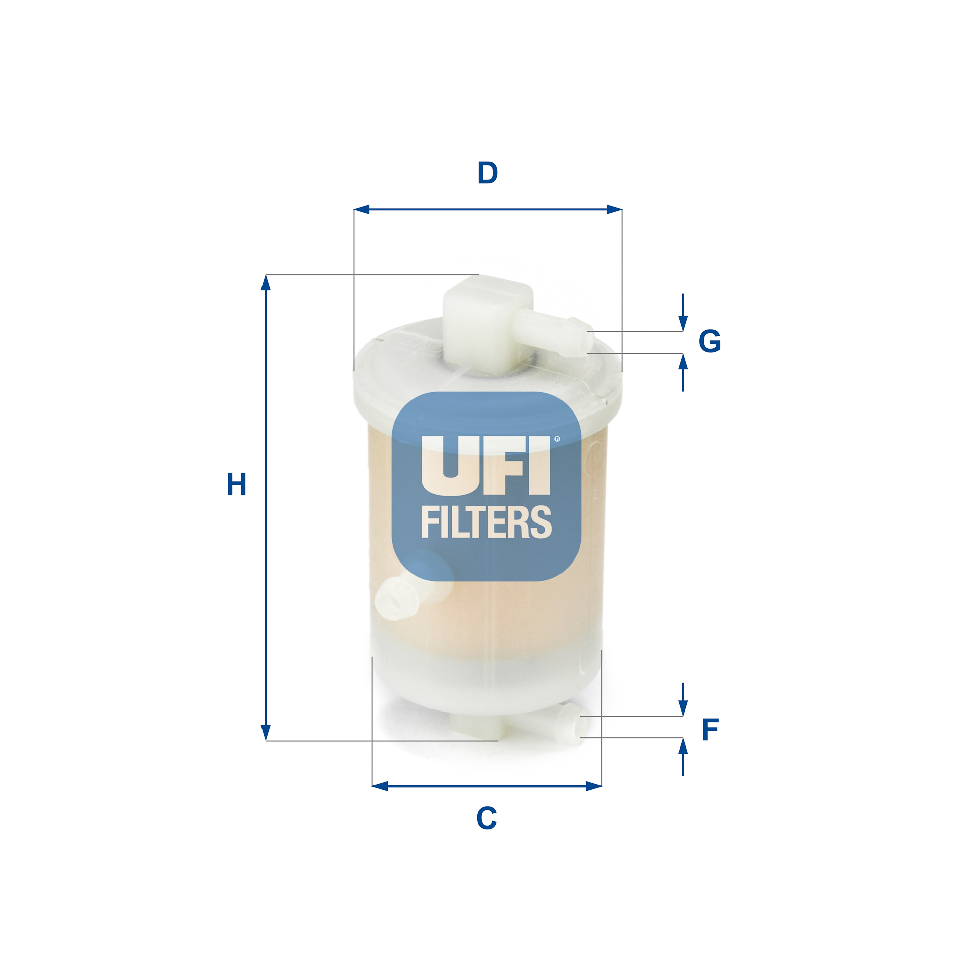 Filtro carburante UFI 31.017.01