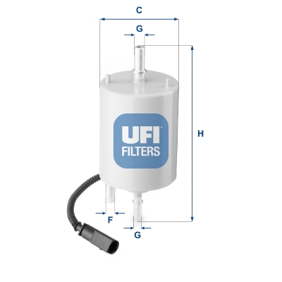 Filtro carburante UFI 31.861.00