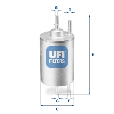 Filtro carburante UFI 31.958.00