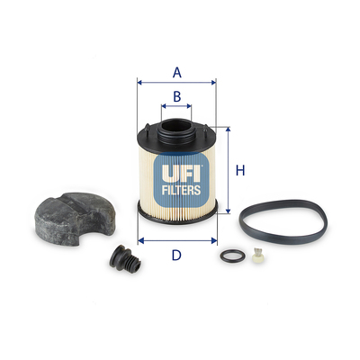 Filtro urea UFI 44.011.00