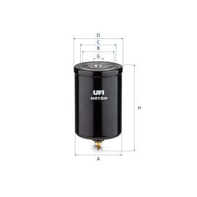 Filtro carburante UFI 48.012.00