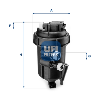 Filtro carburante UFI 55.108.00