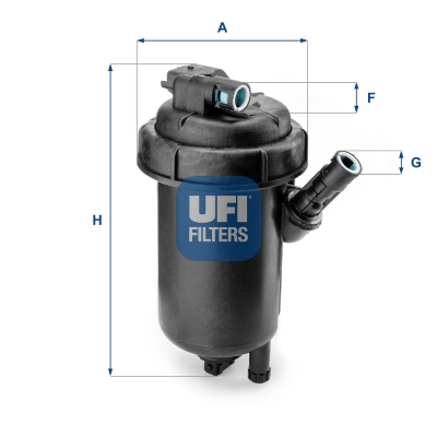 Filtro carburante UFI 55.120.00