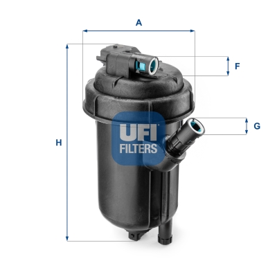 Filtro carburante UFI 55.125.00