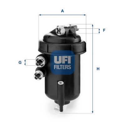 Filtro carburante UFI 55.127.00