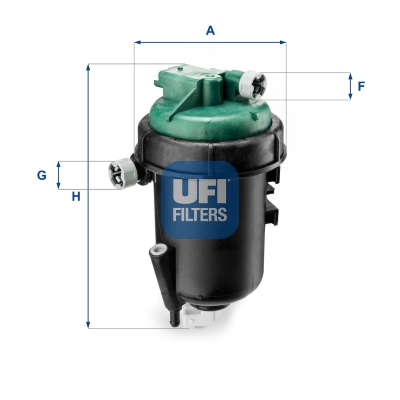 Filtro carburante UFI 55.145.00